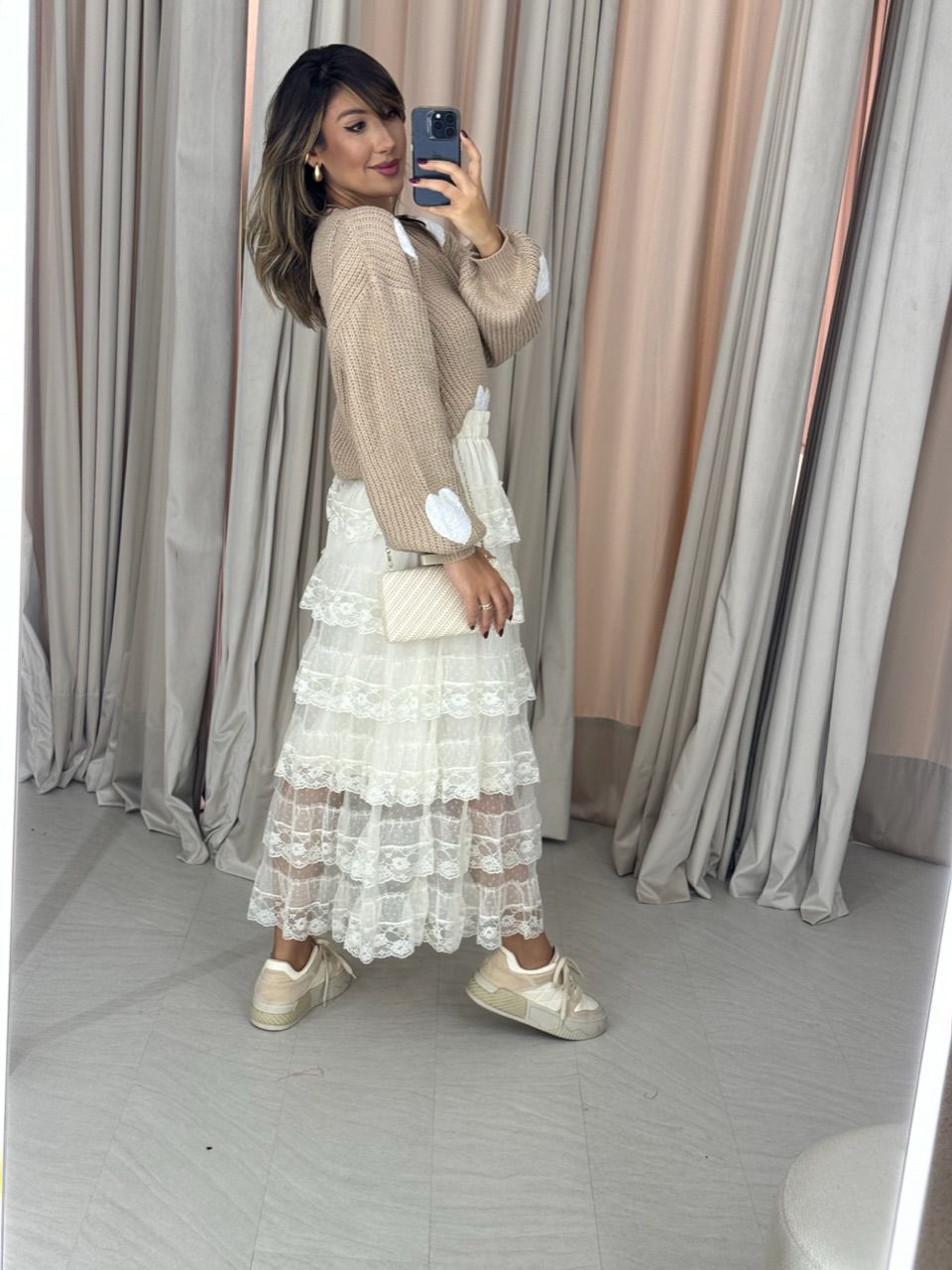 TRICOT CORAÇÕES NUDE