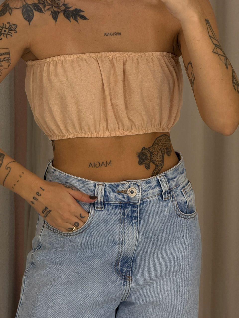 CROPPED ELENA TOP AREIA