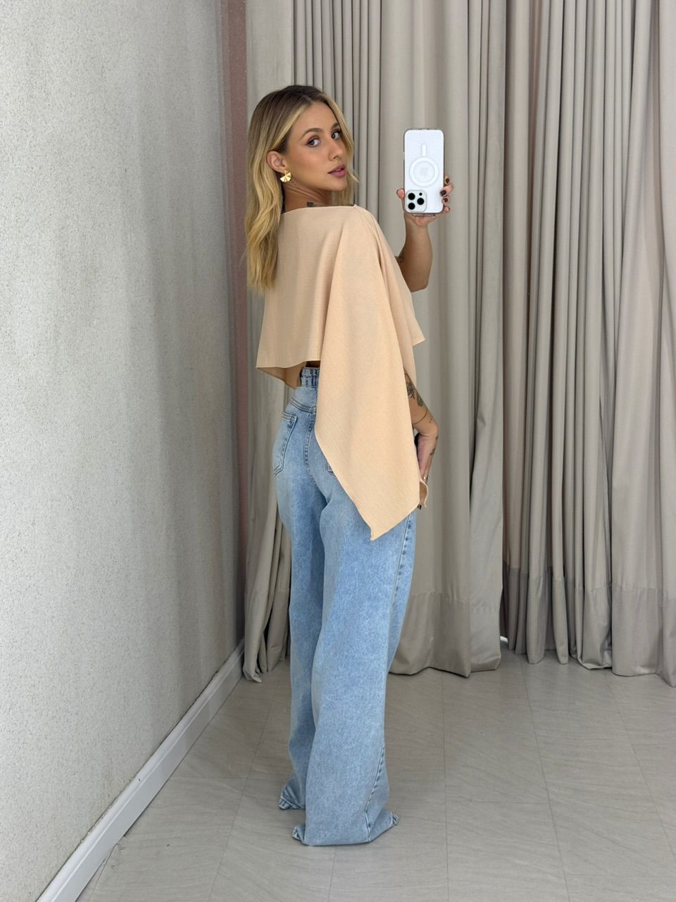 CROPPED ELENA TOP AREIA