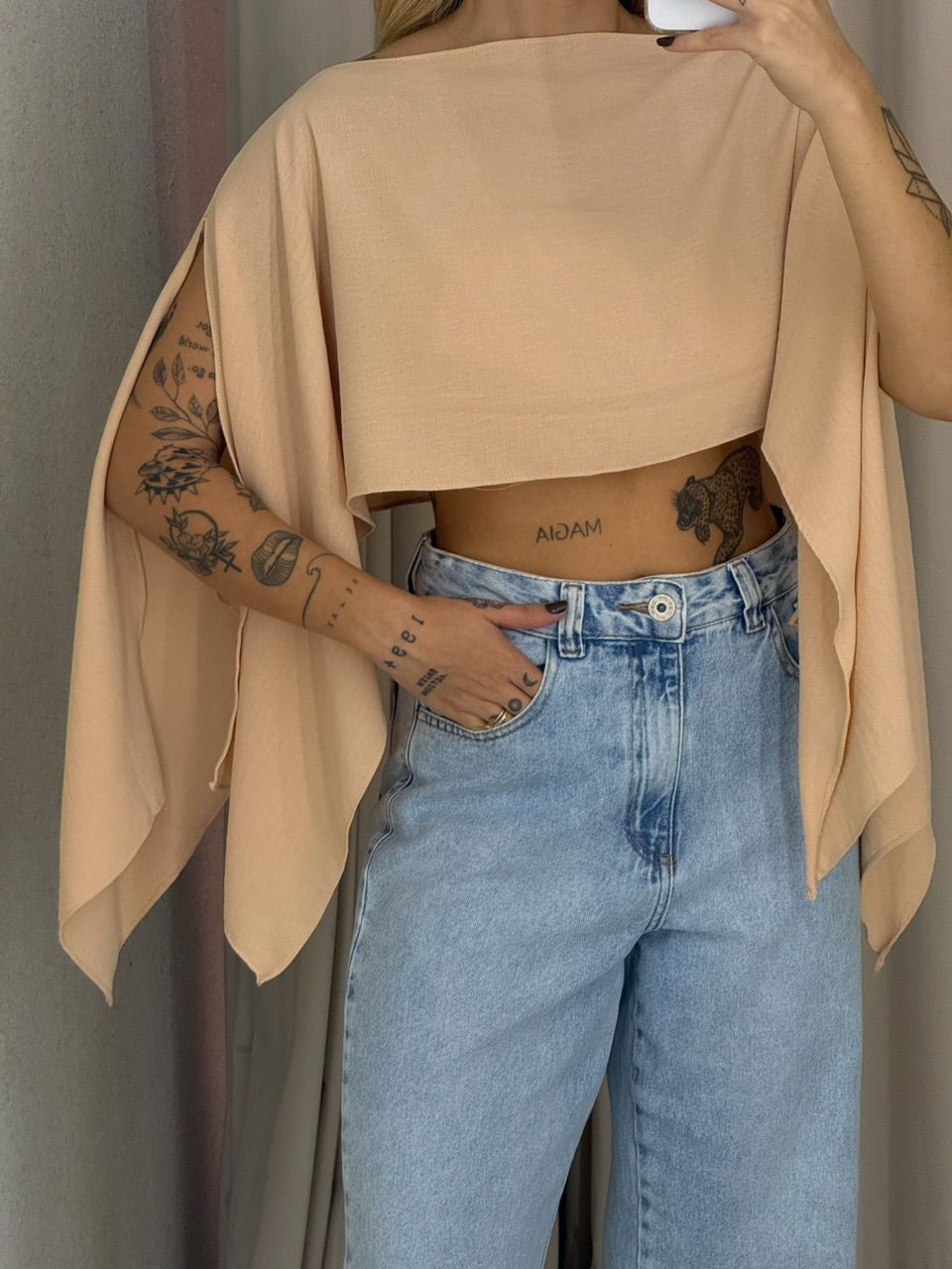 CROPPED ELENA TOP AREIA