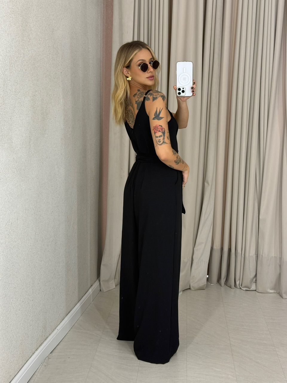 MACACÃO DAYANA AMARRAÇÃO preto
