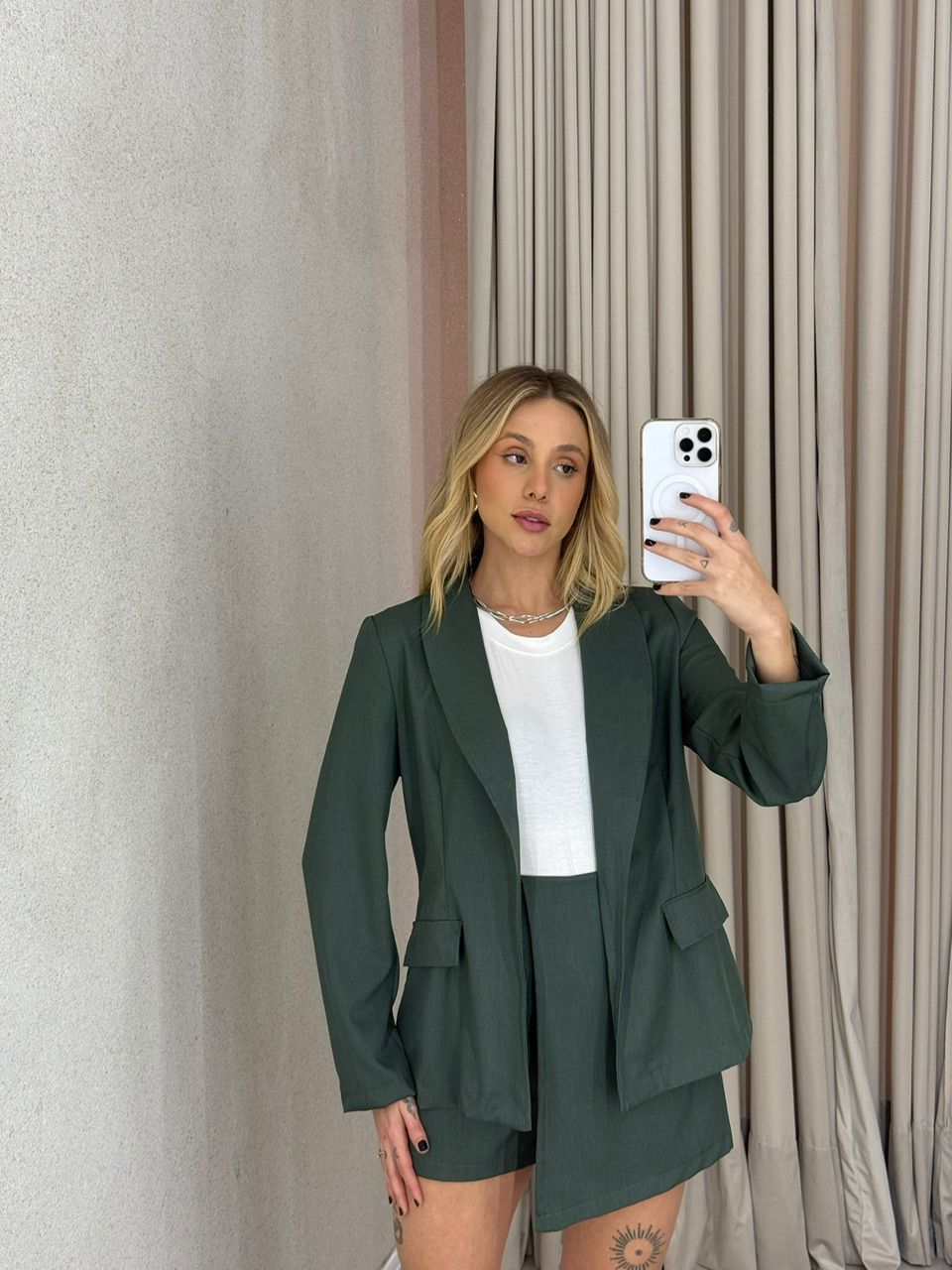 CONJUNTO CATARINE BLAZER VERDE