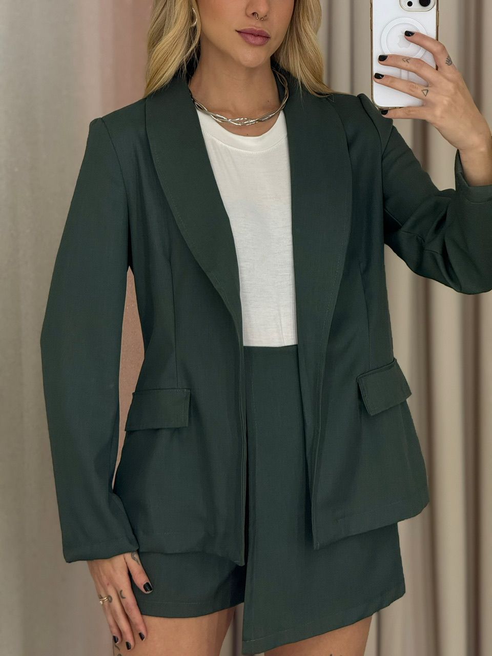 CONJUNTO CATARINE BLAZER VERDE