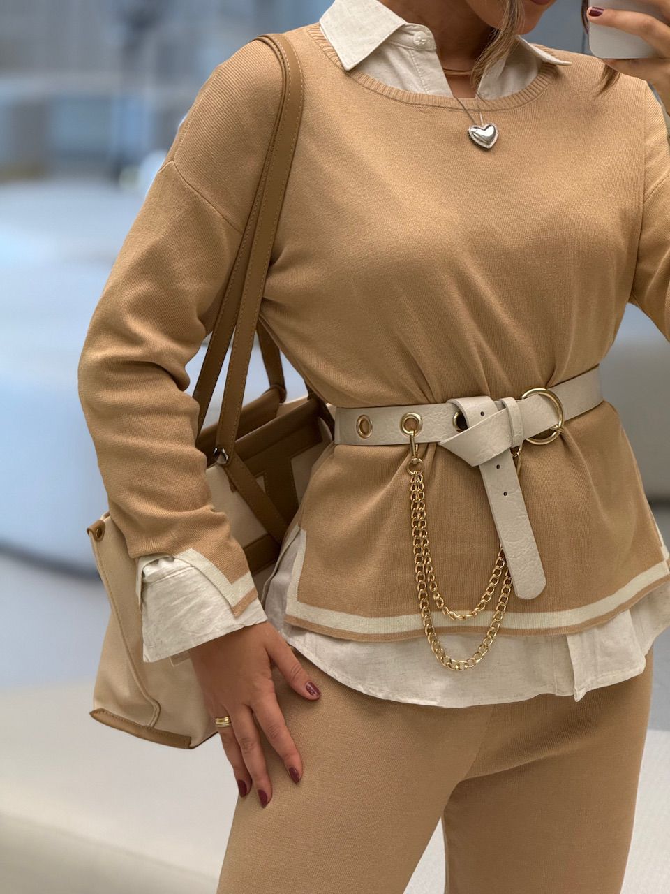 CONJUNTO CLARISSA TRICOT NUDE