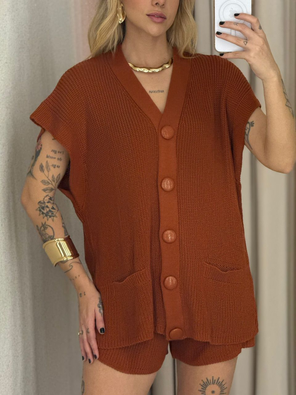 CONJUNTO CRISTAL SHORT TELHA