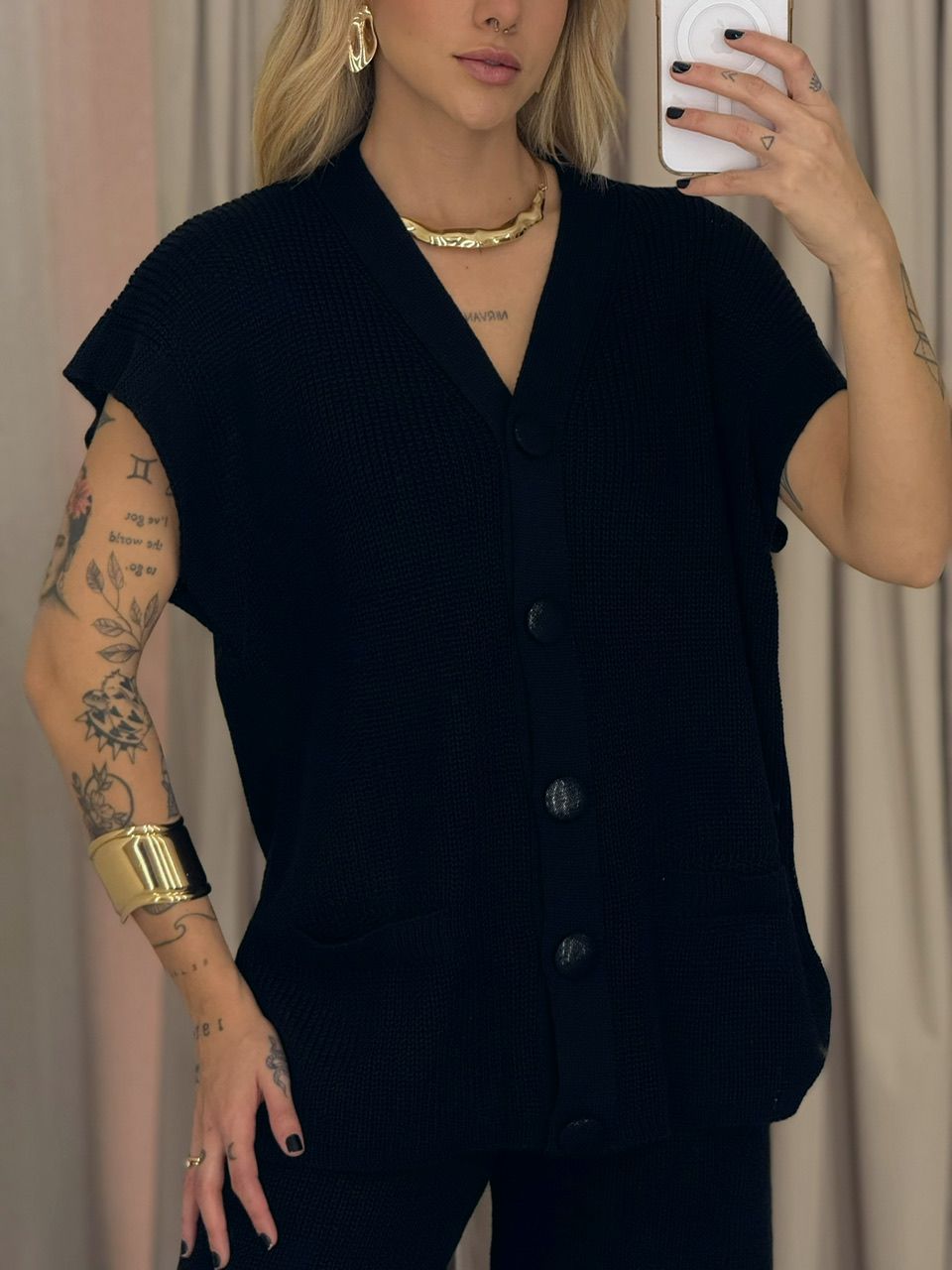 CONJUNTO TELMA CALÇA PRETO