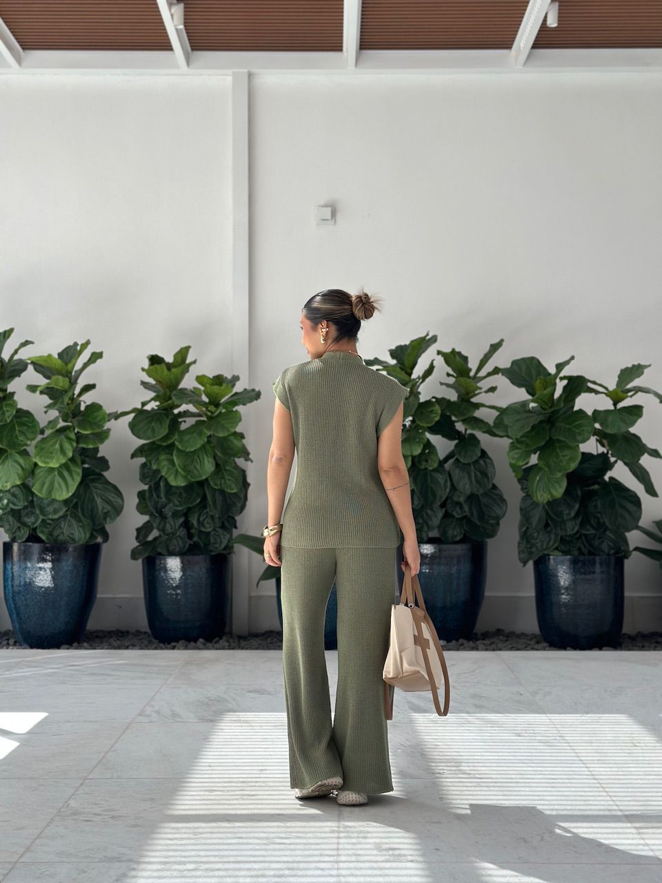 CONJUNTO TELMA Calça verde