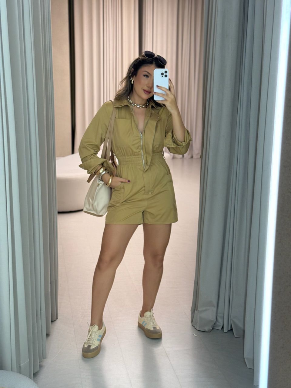 MACAQUINHO ELZA MANGA LONGA NUDE - 0064860049 - CAROLLA FERRARO