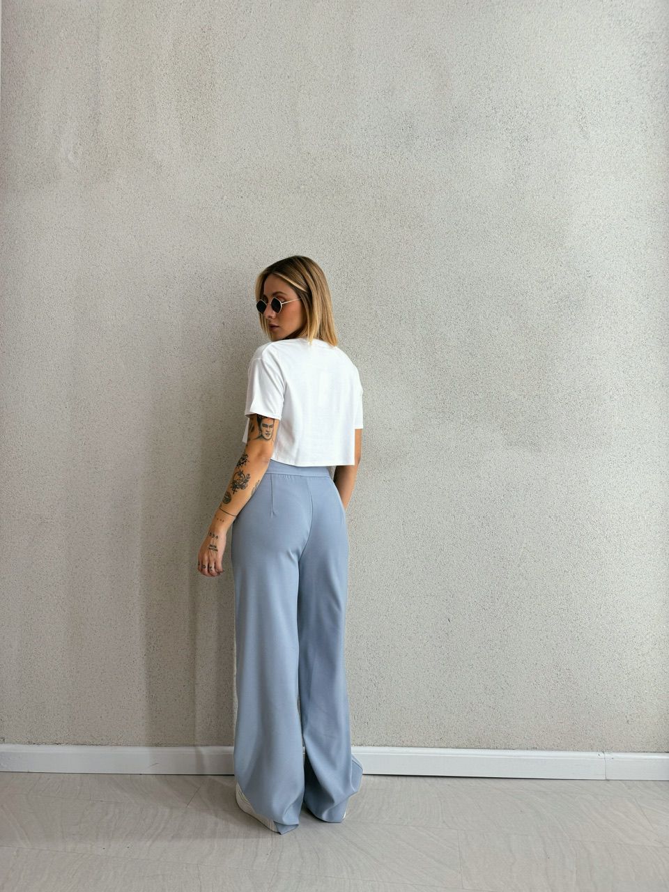 CALÇA MABEL PANTALONA CINZA