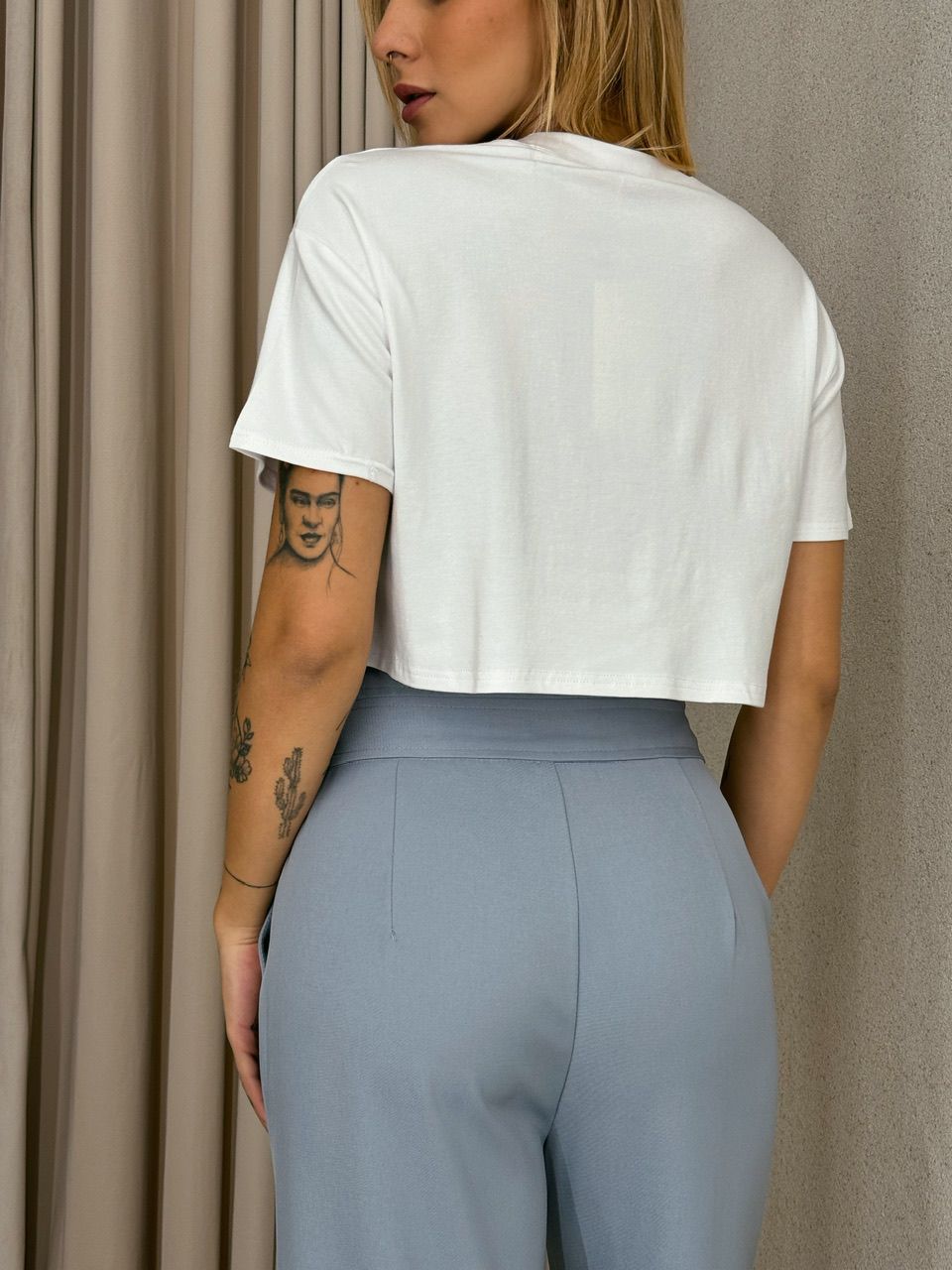 CALÇA MABEL PANTALONA CINZA