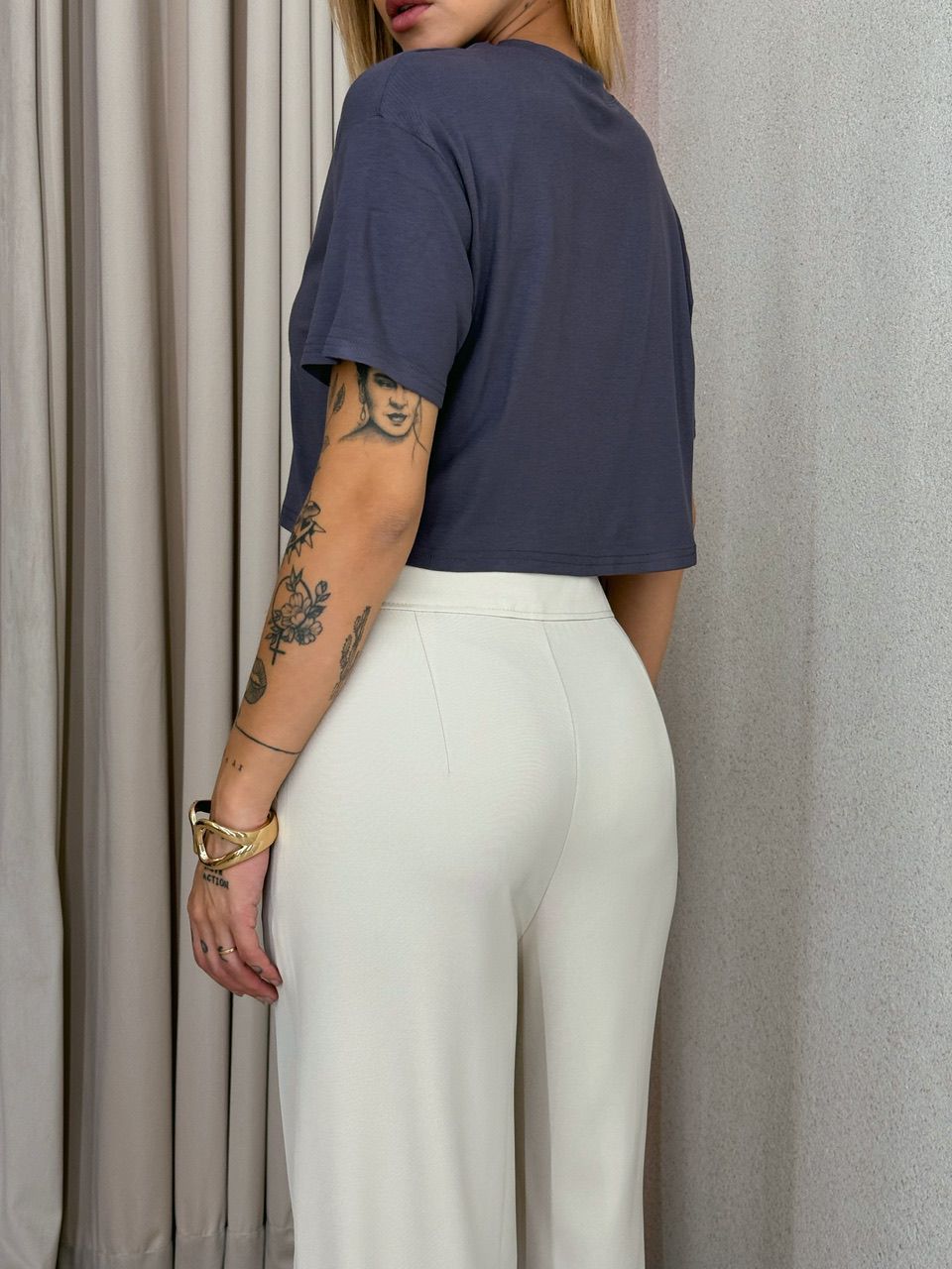 CALÇA MABEL PANTALONA MARFIM