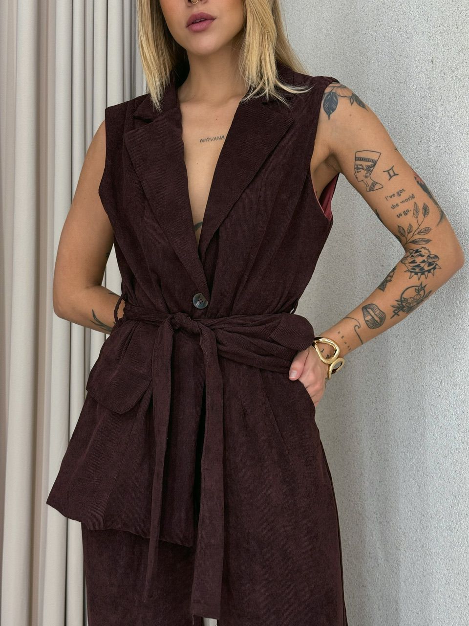 CONJUNTO ADELE COTELÊ VINHO