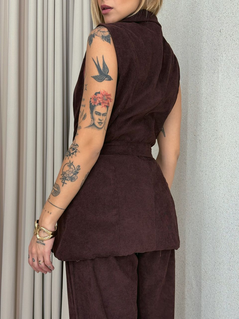 CONJUNTO ADELE COTELÊ VINHO