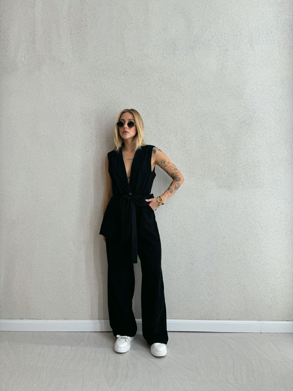 CONJUNTO ADELE COTELÊ PRETO