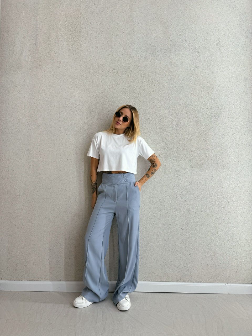 CROPPED MARIA BASIC BRANCA