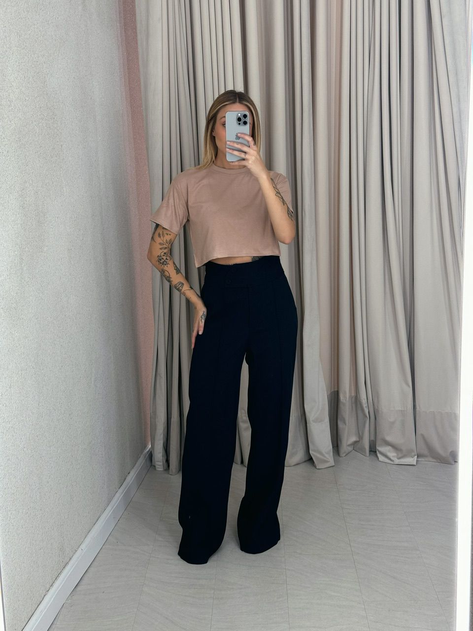 CROPPED MARIA BASIC NUDE