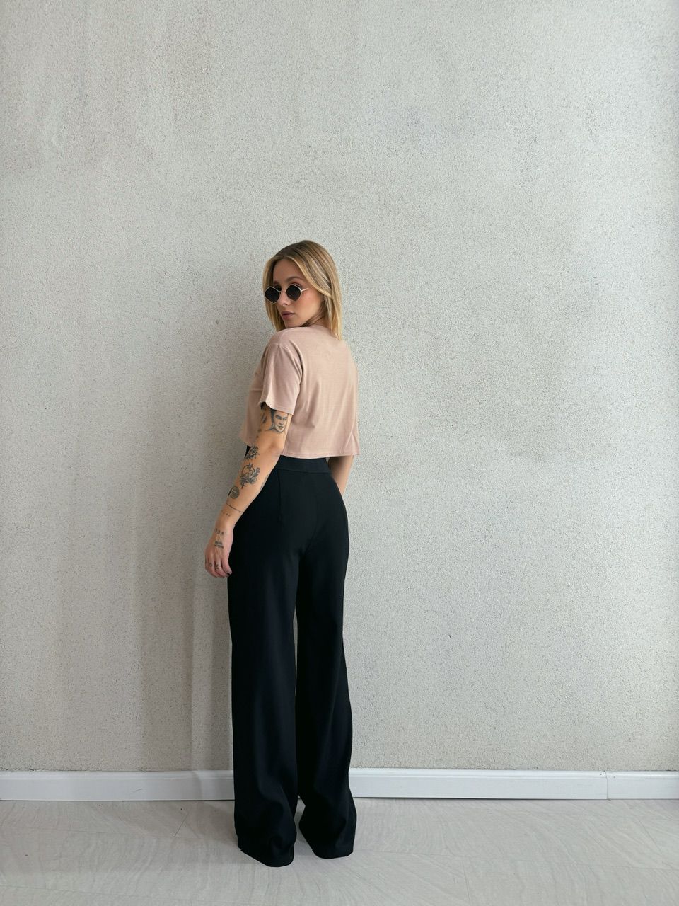 CROPPED MARIA BASIC NUDE