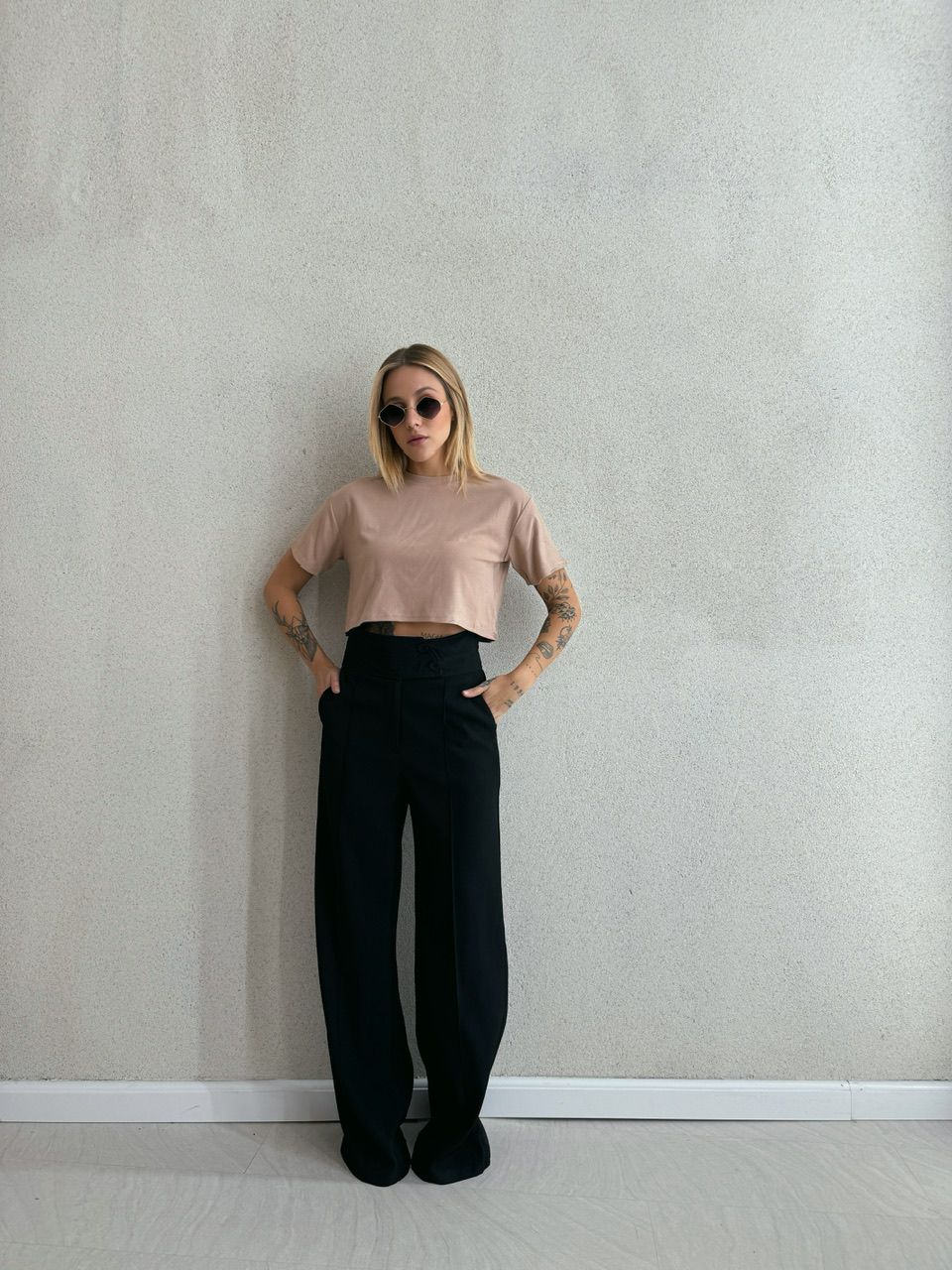 CROPPED MARIA BASIC NUDE