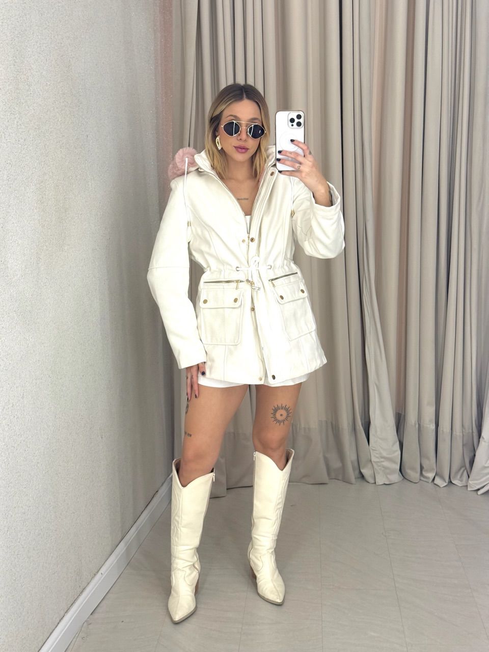 PARKA KARINA LÃ BATIDA OFF