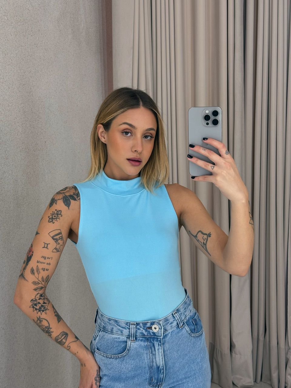 BODY STER LISO BABY BLUE