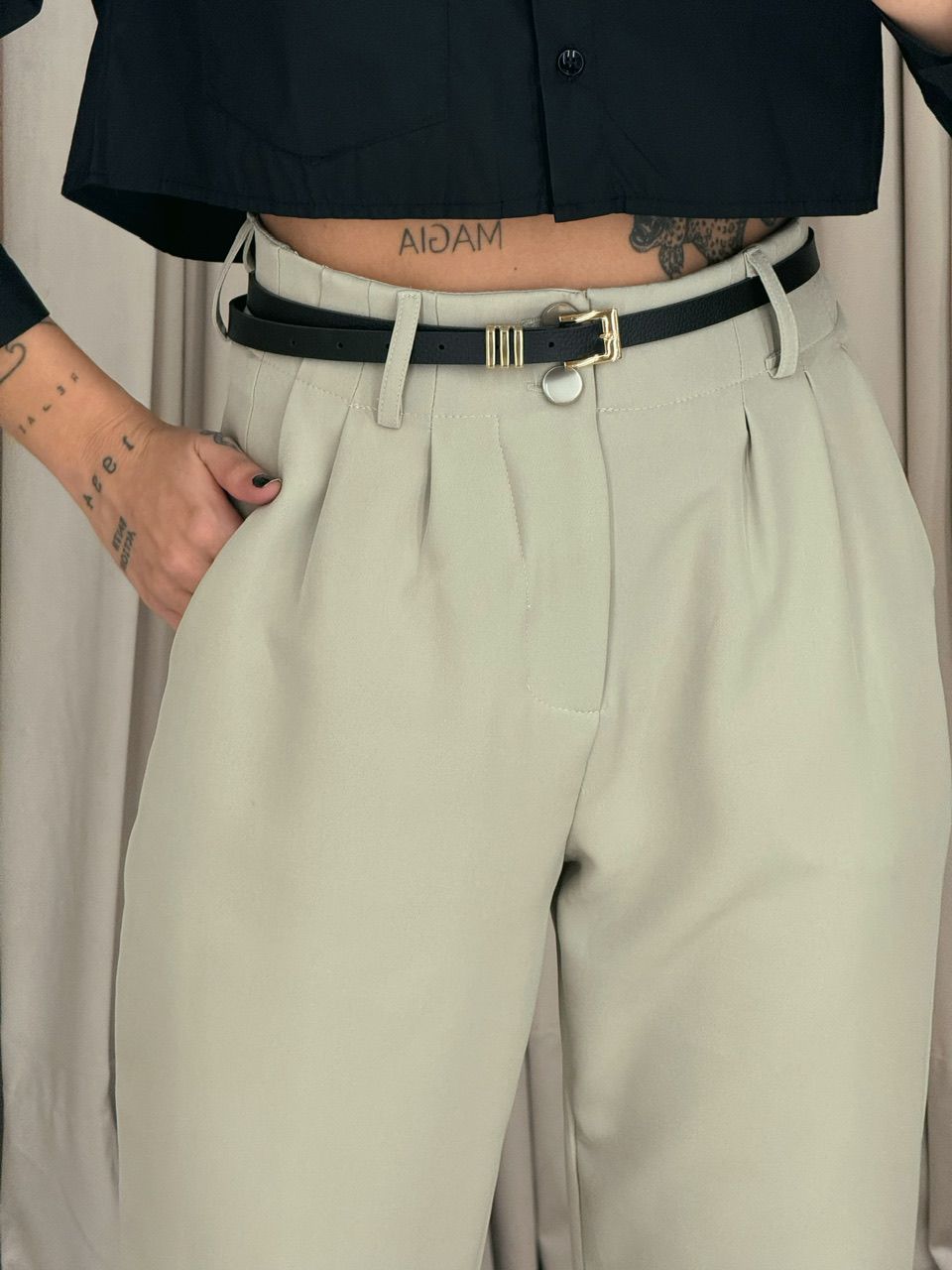 CALÇA SIMONE CENOURA CAQUI