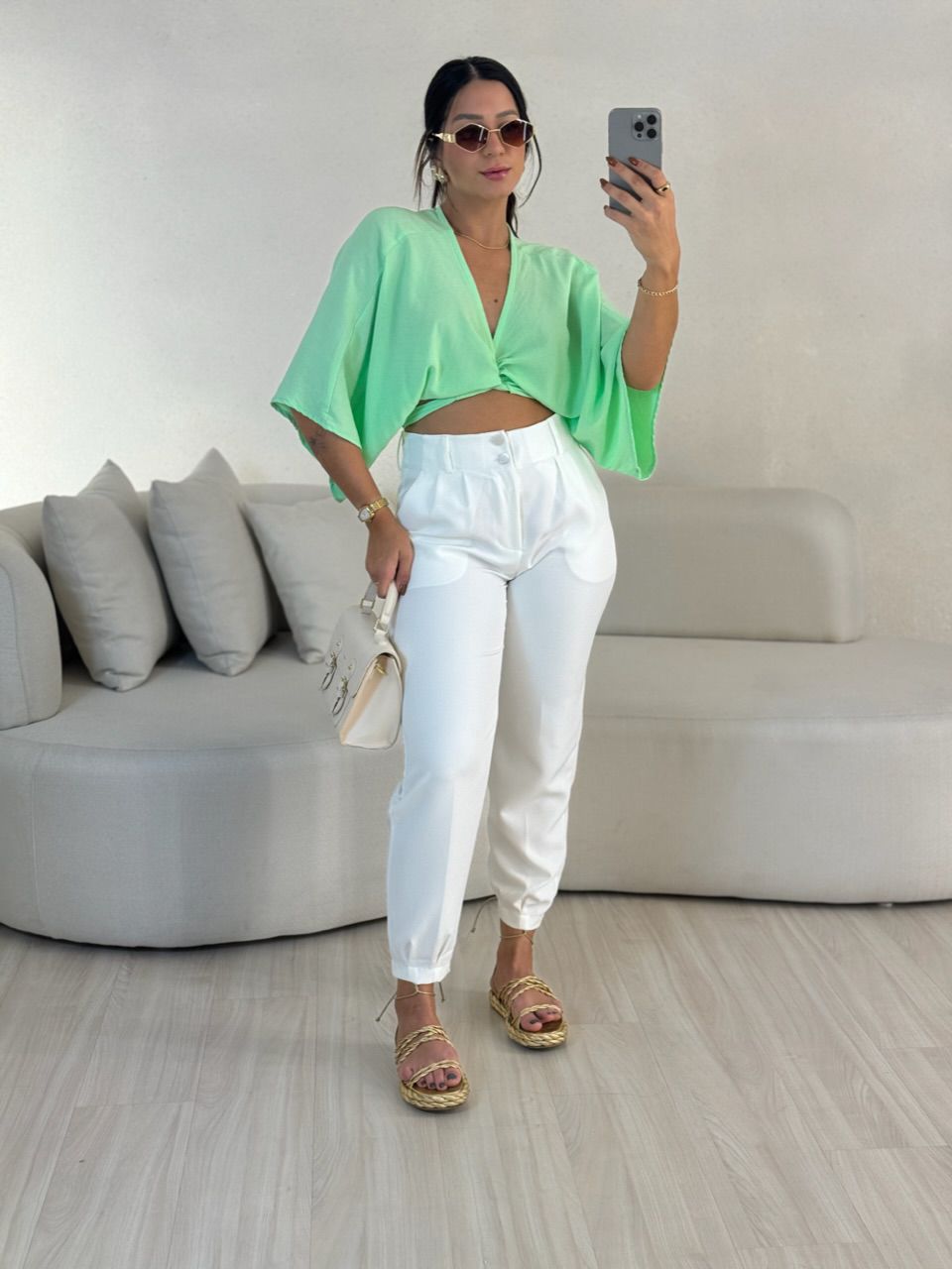 CALÇA SIMONE CENOURA off