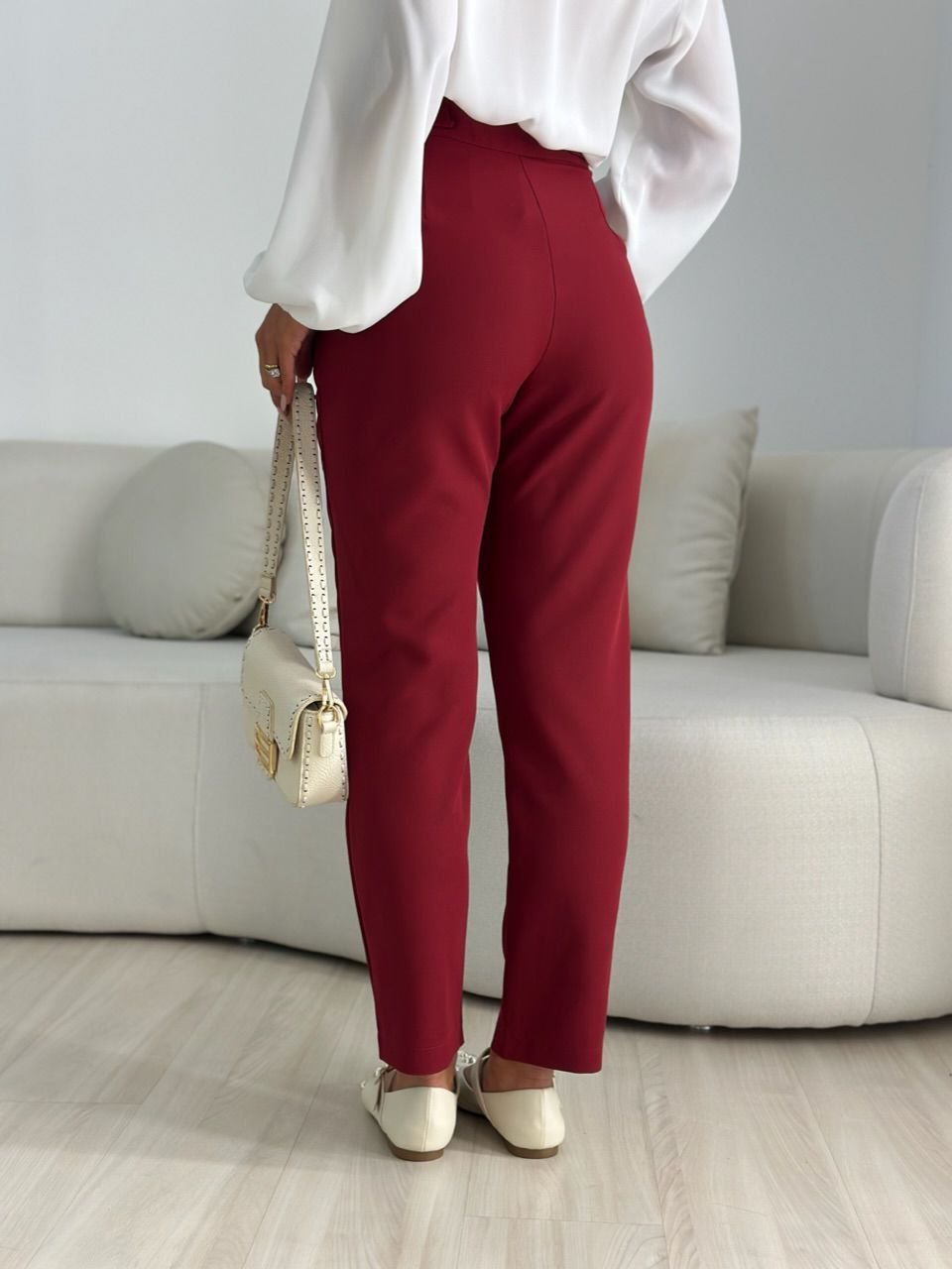 CALÇA ELEONORA SKINNY VINHO