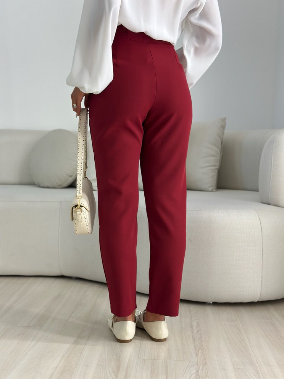 CALÇA ELEONORA SKINNY VINHO