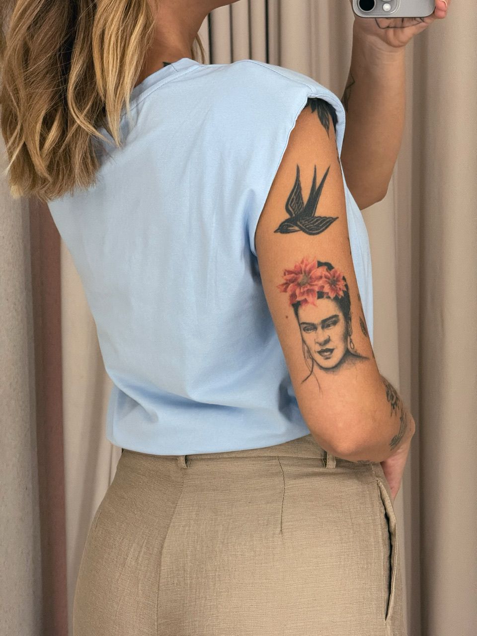 BLUSA MAITÊ MUSCLE AZUL