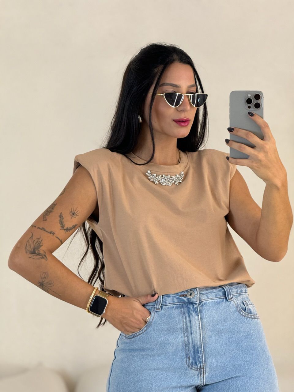 BLUSA MAITÊ MUSCLE NUDE