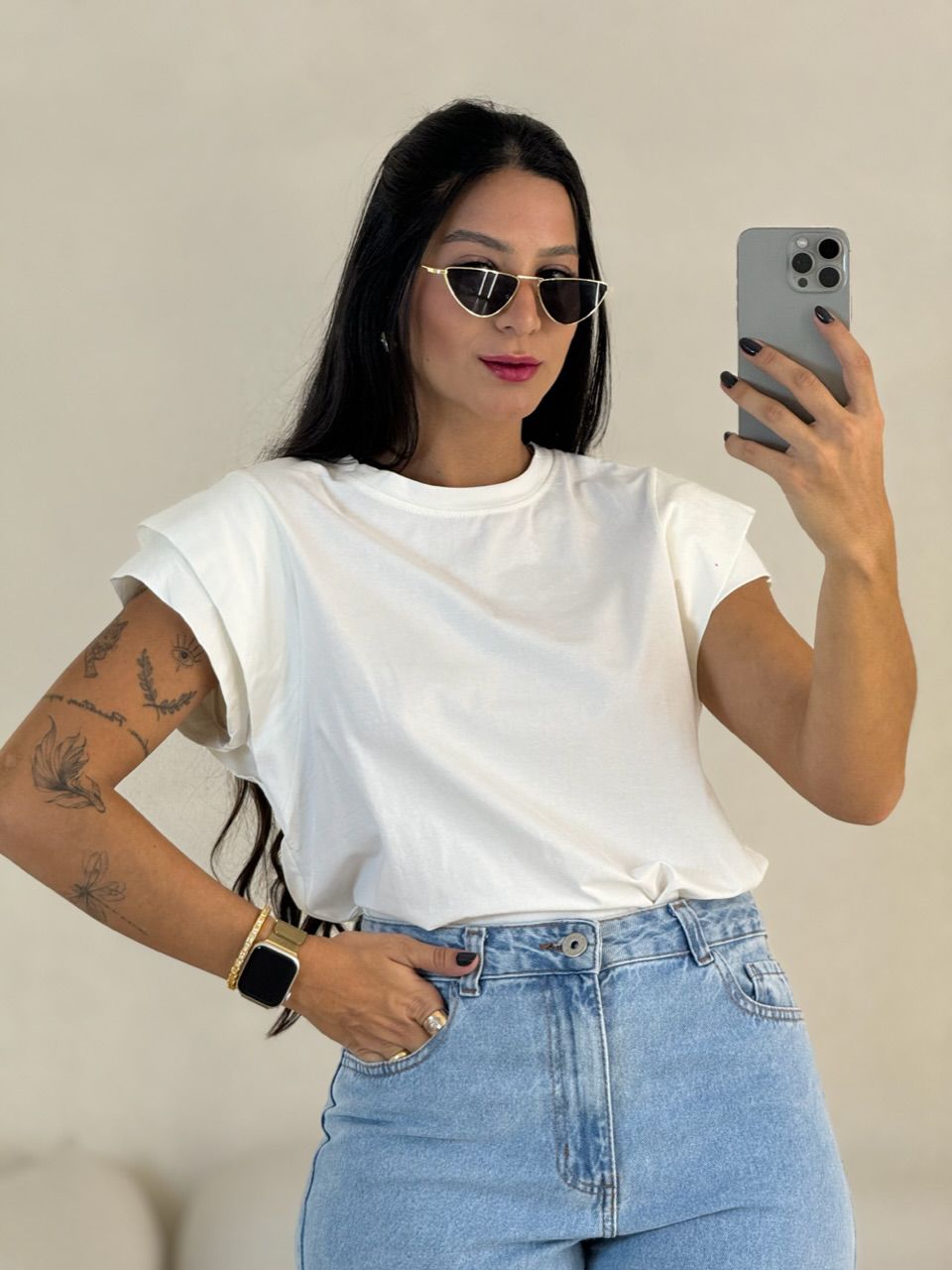 BLUSA MAYA DETALHE MANGA OFF