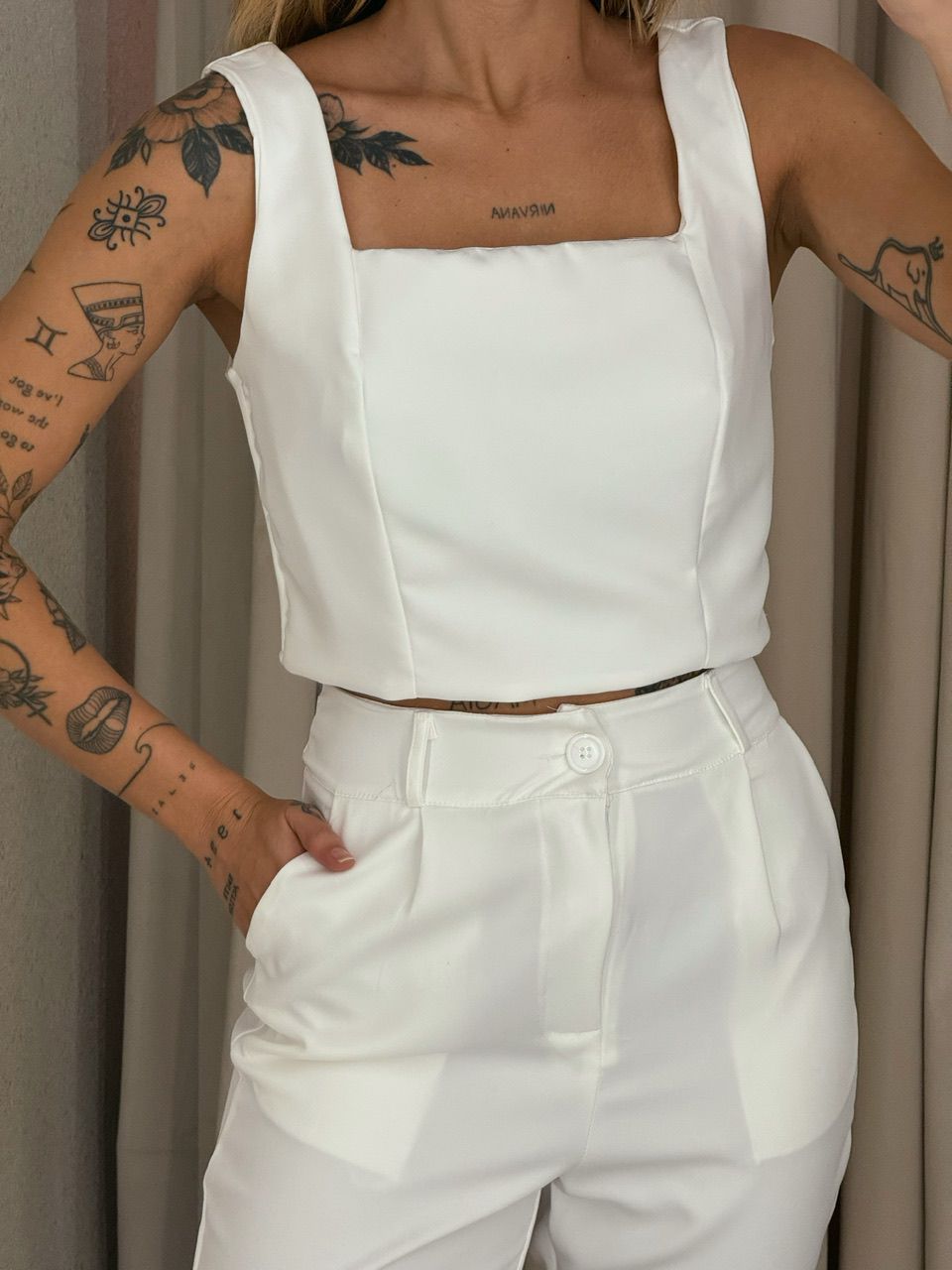 CONJUNTO LILY TOP CALÇA OFF