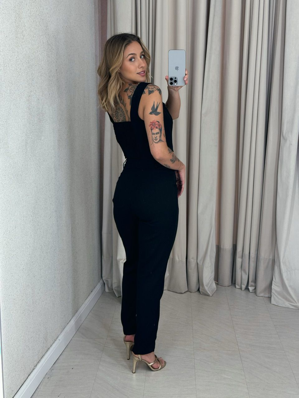 CONJUNTO LILY TOP CALÇA PRETO