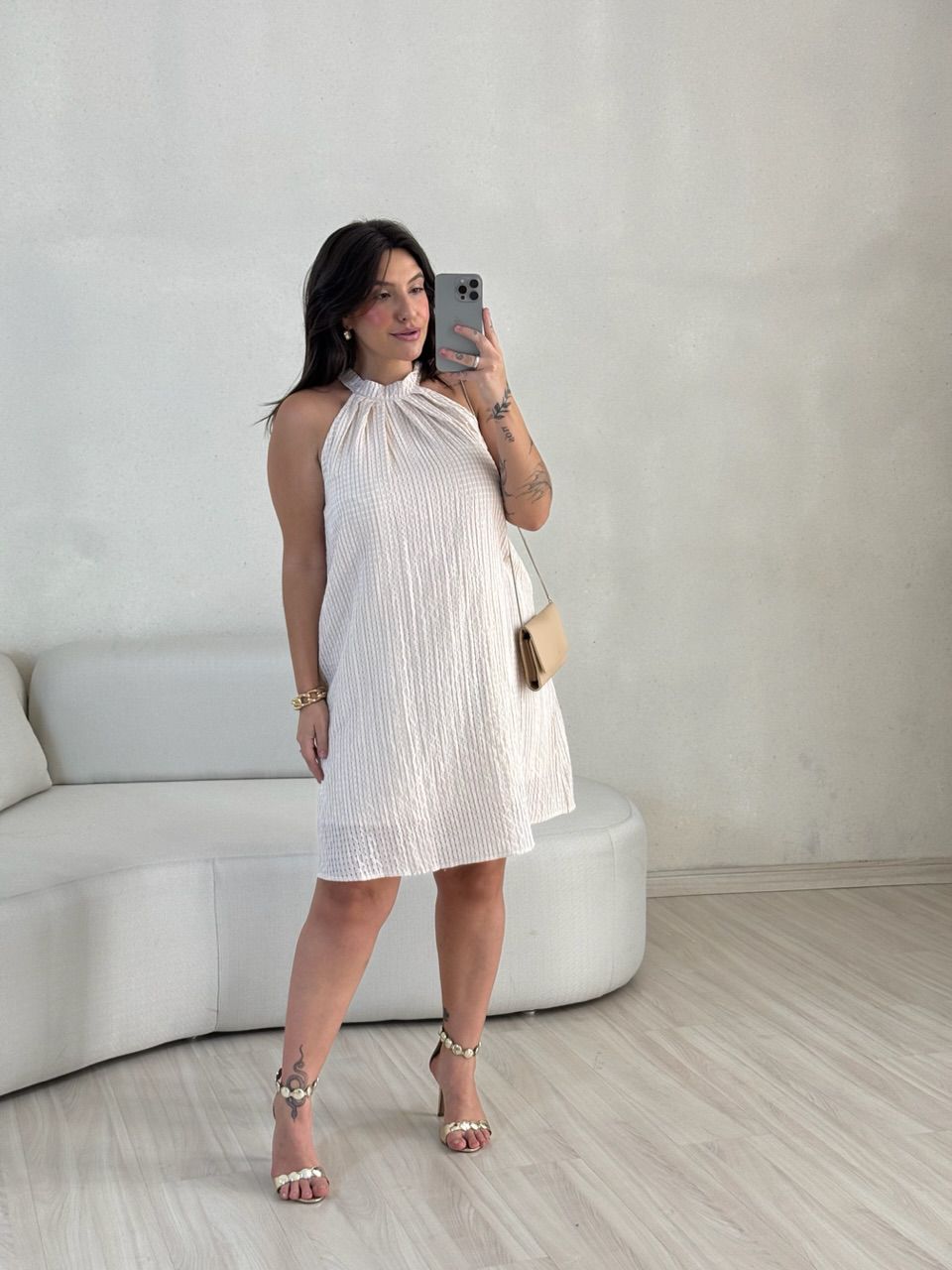 VESTIDO MARIA LUÍSA CAVADO NUDE
