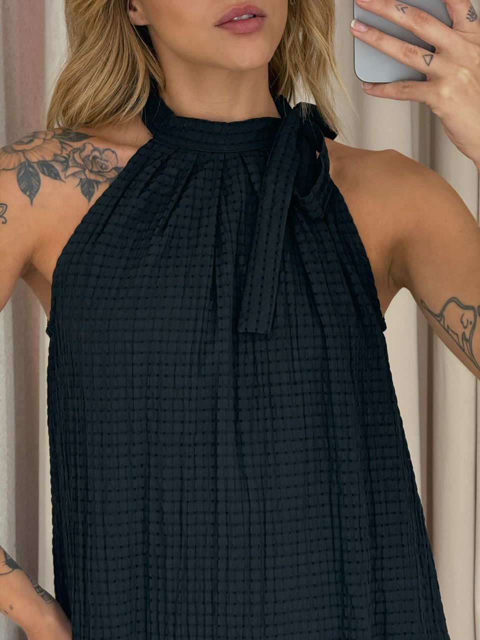 VESTIDO MARIA LUÍSA CAVADO PRETO