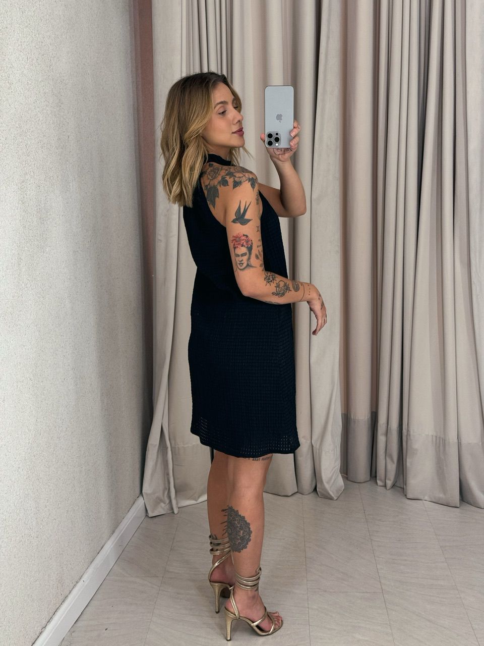 VESTIDO MARIA LUÍSA CAVADO PRETO