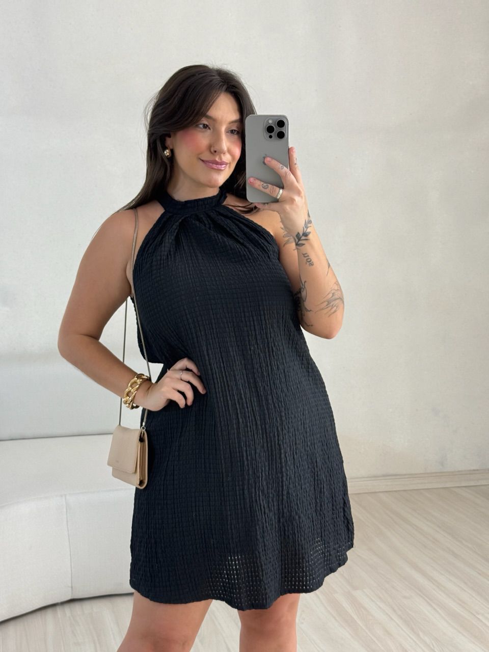 VESTIDO MARIA LUÍSA CAVADO PRETO