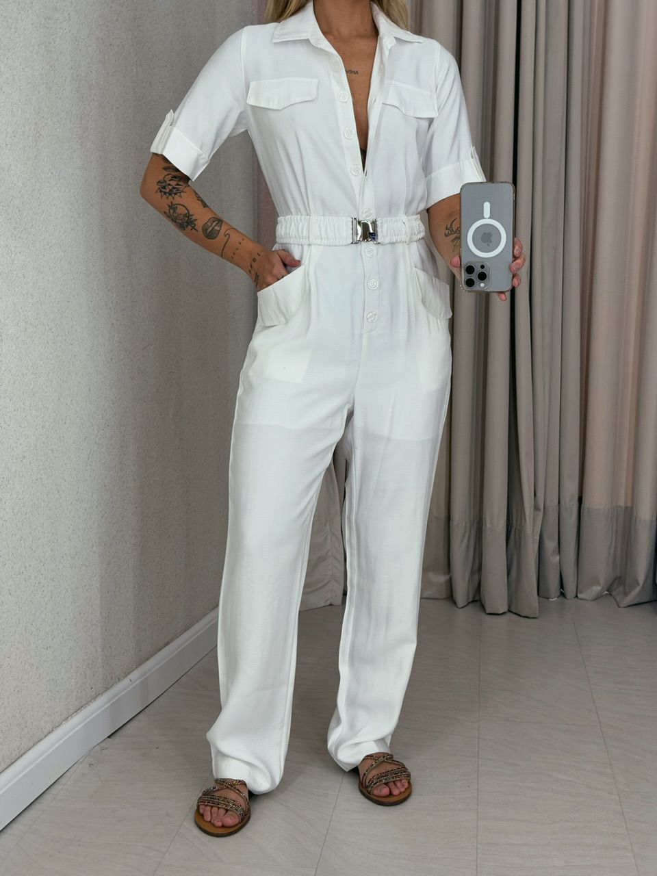 MACACÃO LUDMILA Cinto off
