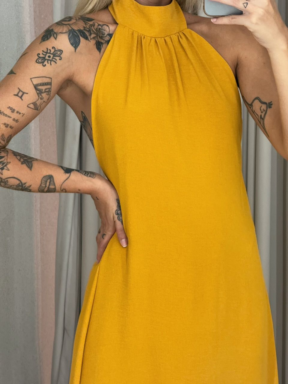 VESTIDO GLENDA CF mostarda