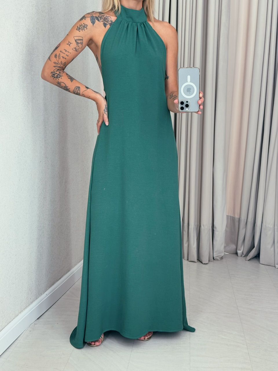 VESTIDO GLENDA CF verde