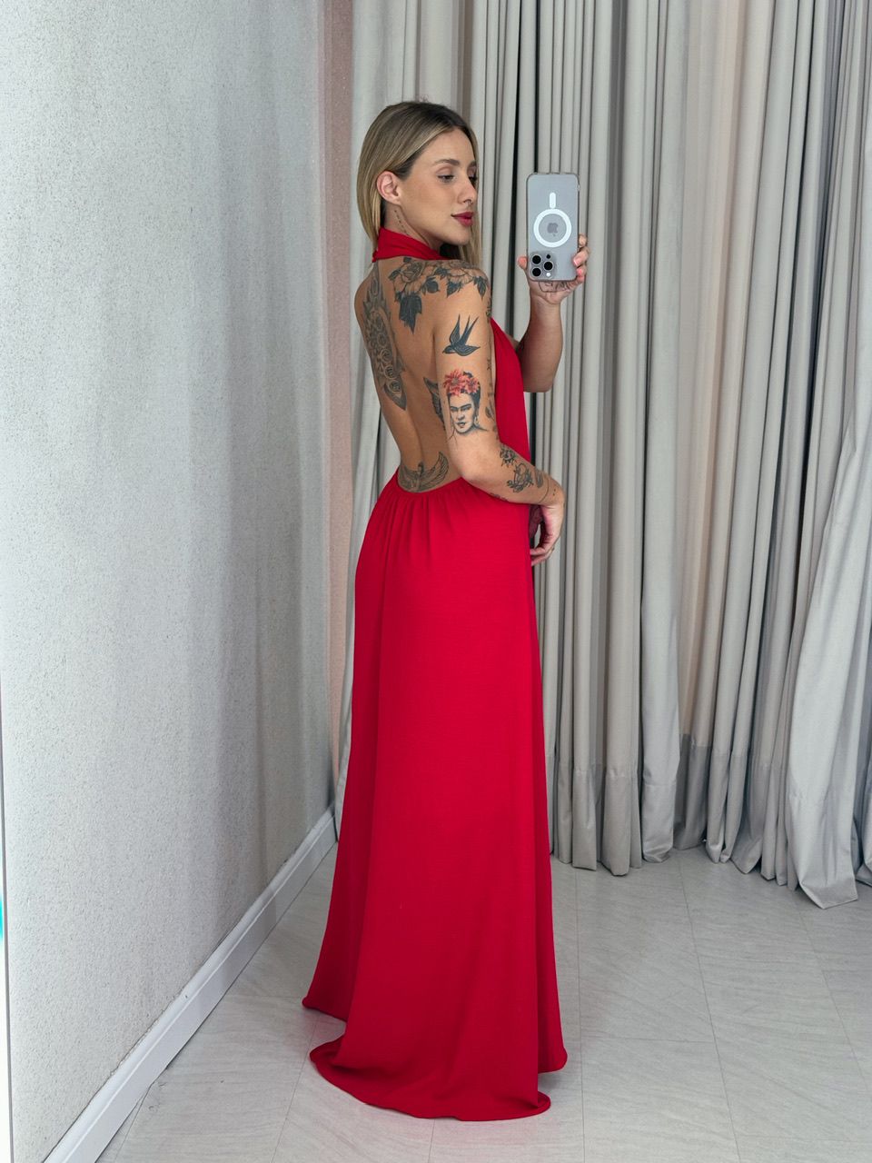 VESTIDO GLENDA CF vermelho