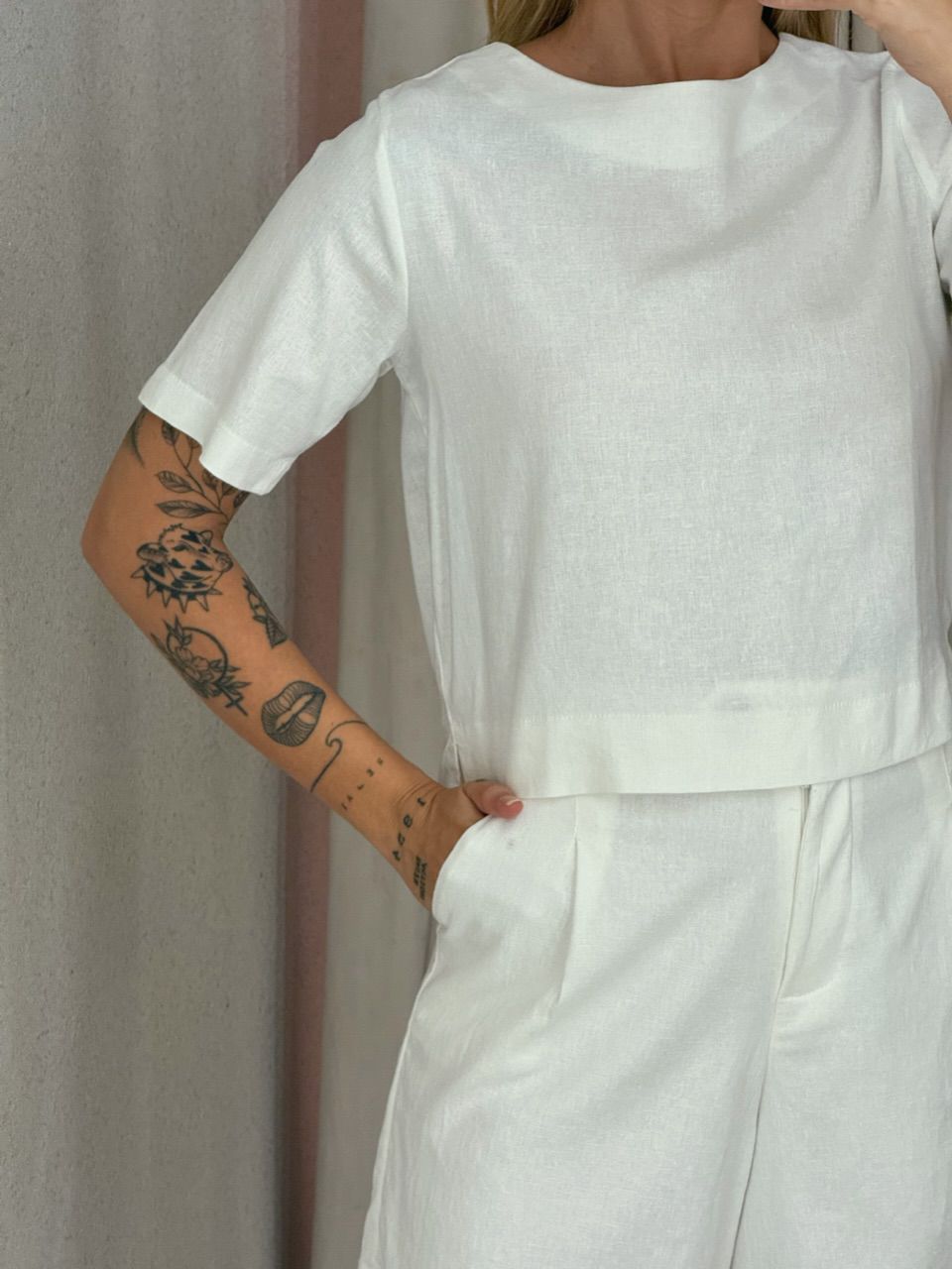 CONJUNTO TUANY Blusa off
