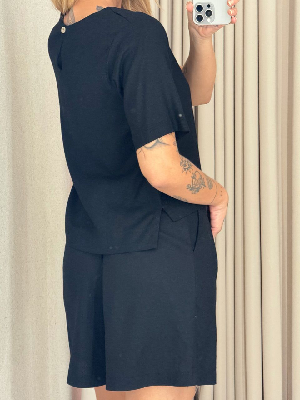 CONJUNTO TUANY Blusa preto