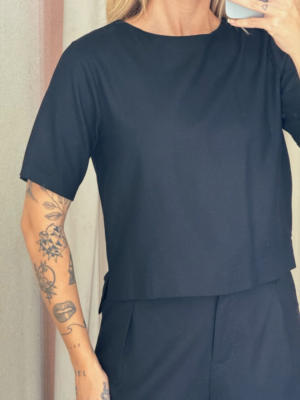CONJUNTO TUANY Blusa preto
