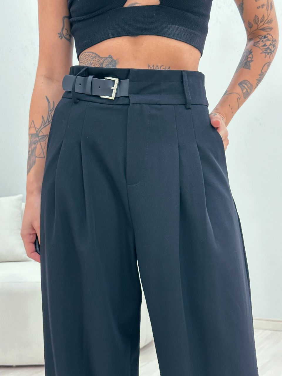 CALÇA ANA LIZ PANTALONA PRETA