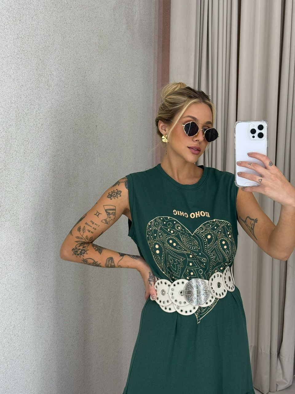 VESTIDO EDITH BOHO VERDE