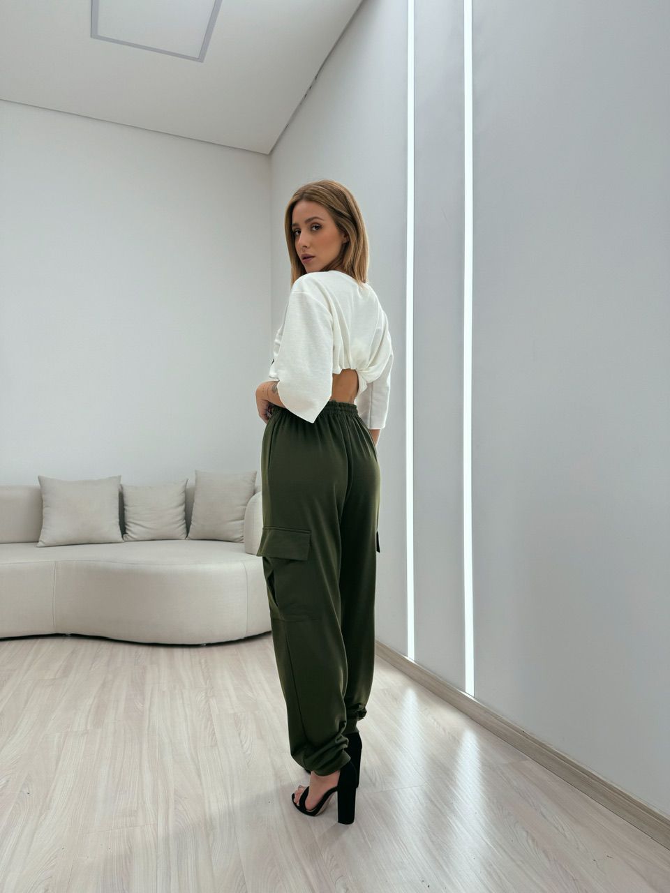 CALÇA BRENA MOLETINHO MILITAR