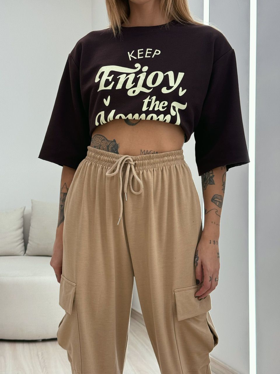 CALÇA BRENA MOLETINHO NUDE