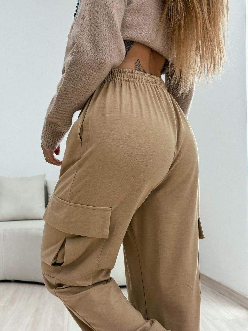 CALÇA BRENA MOLETINHO NUDE