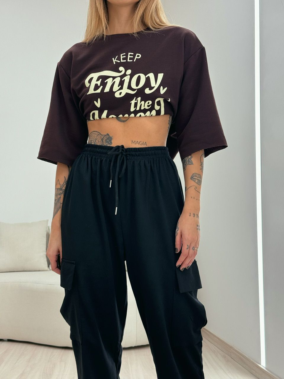 CALÇA BRENA MOLETINHO PRETA